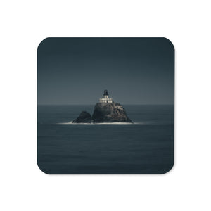 Gloss Coated Cork Backed Coaster - Ocean Outpost