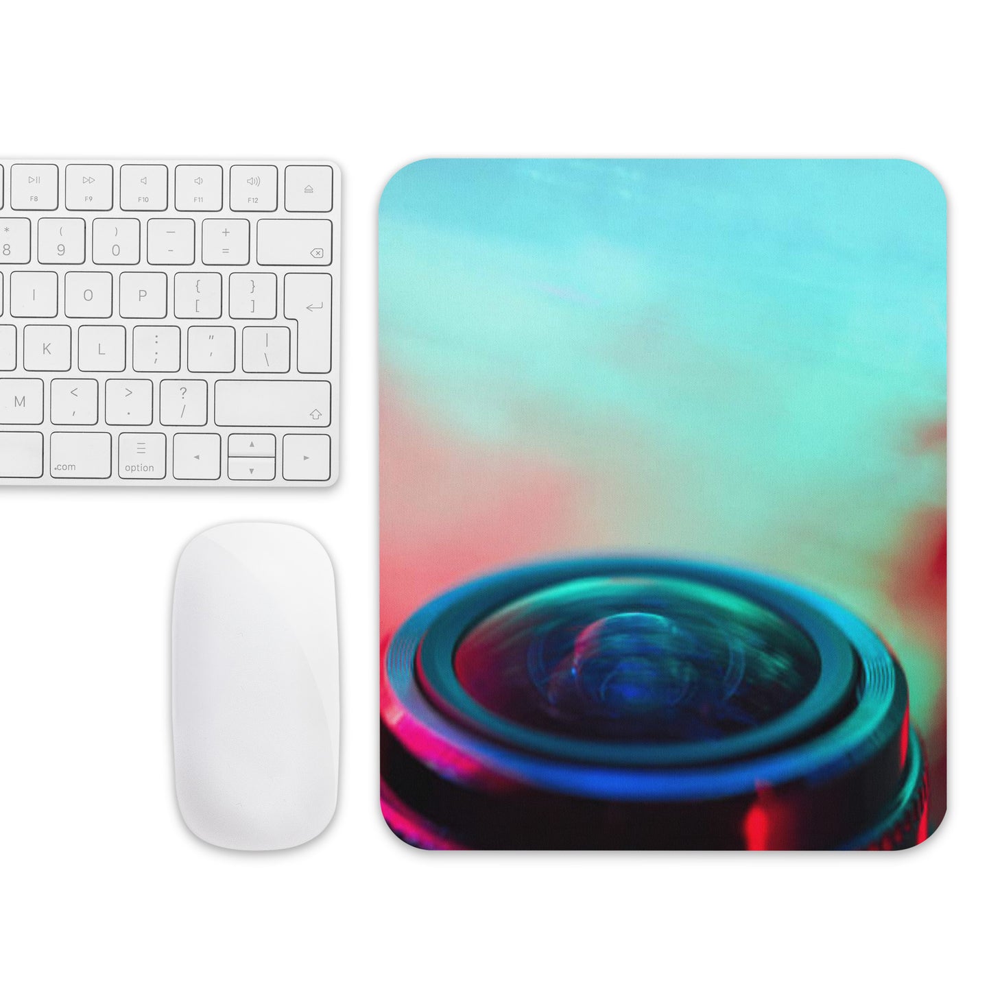 Padded Non-Slip Mousepad - Tie Dye Lens