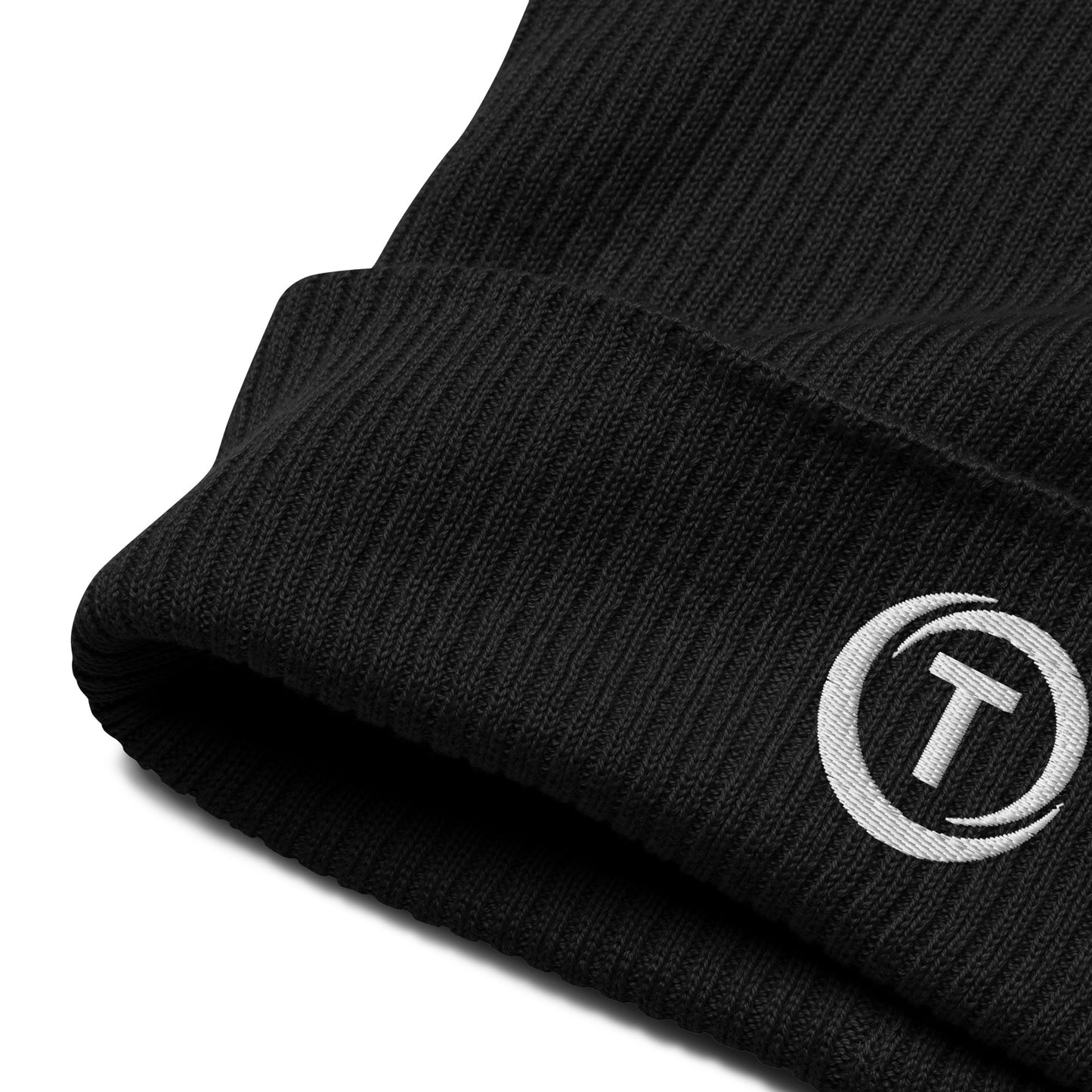 Organic Cotton Beanie - Black - TLWC Logo