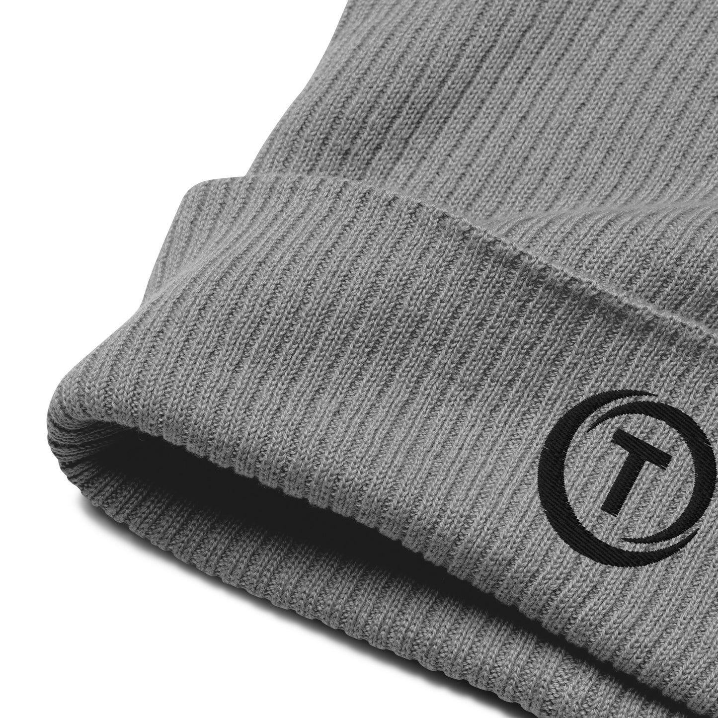 Organic Cotton Beanie - Grey - TLWC Logo