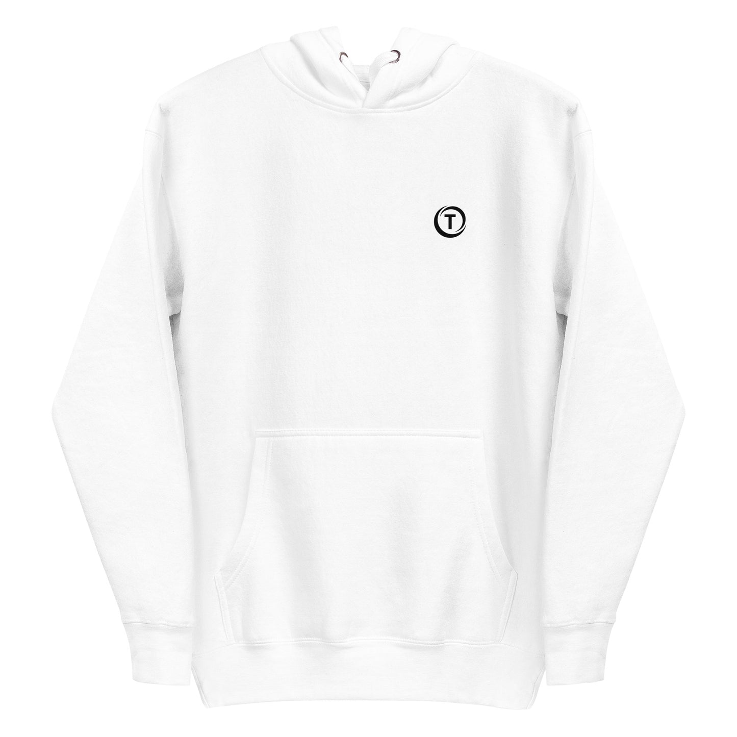 Soft Cotton and Polyester Hoodie - White - TLWC Logo