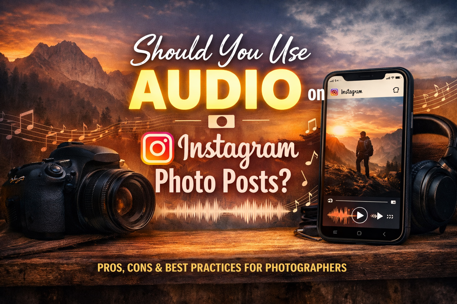 Photos + Music: Do Photography Instagram Posts Really Need Audio?