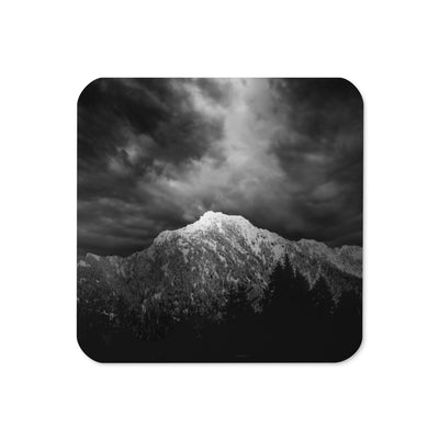 Gloss Coated Cork Backed Coaster - Alpine Echo