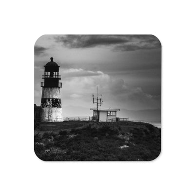 Gloss Coated Cork Backed Coaster - Cliffside Watchmen