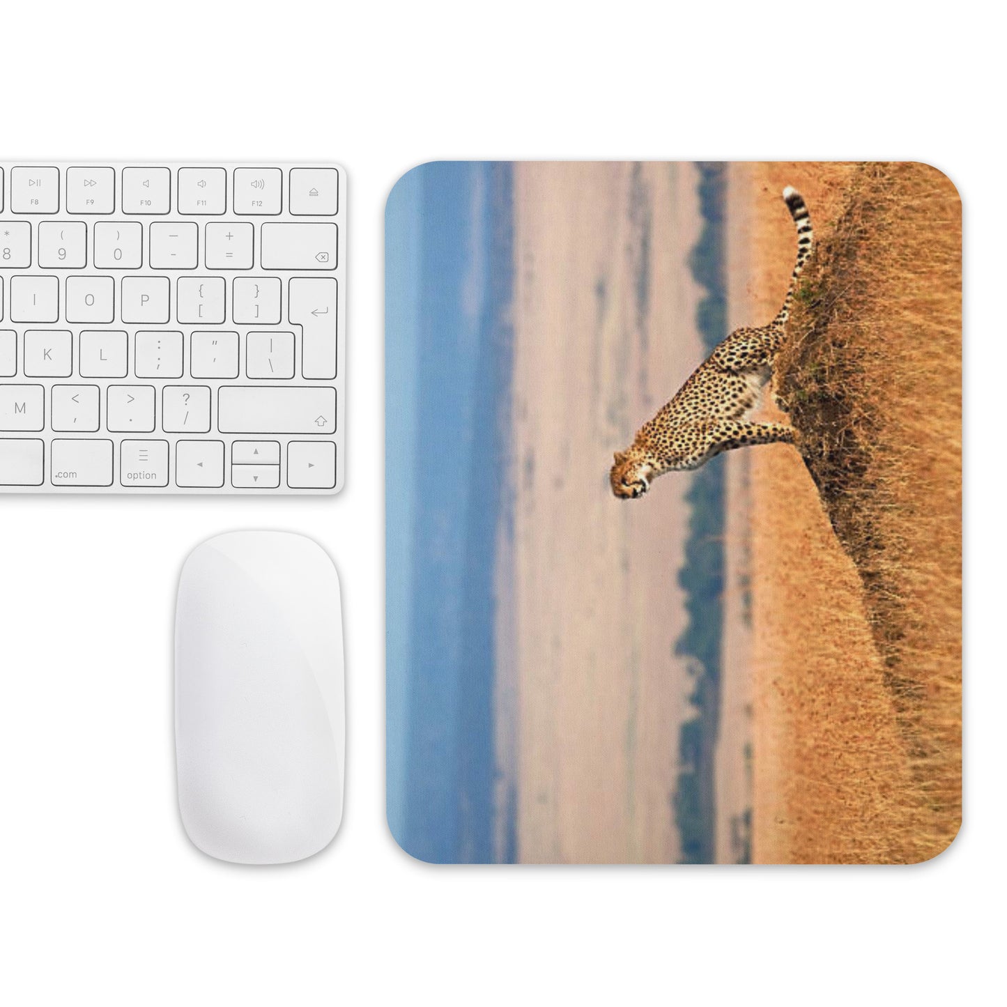 Padded Non-Slip Mousepad - Cheetah Perch