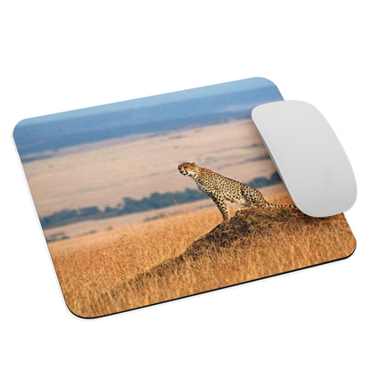 Padded Non-Slip Mousepad - Cheetah Perch