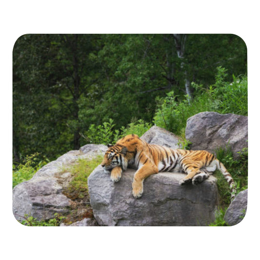 Padded Non-Slip Mousepad - Sleepy Tiger