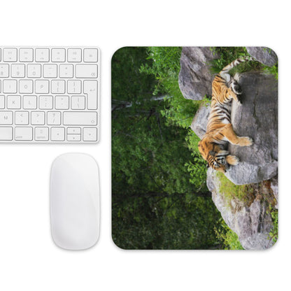 Padded Non-Slip Mousepad - Sleepy Tiger