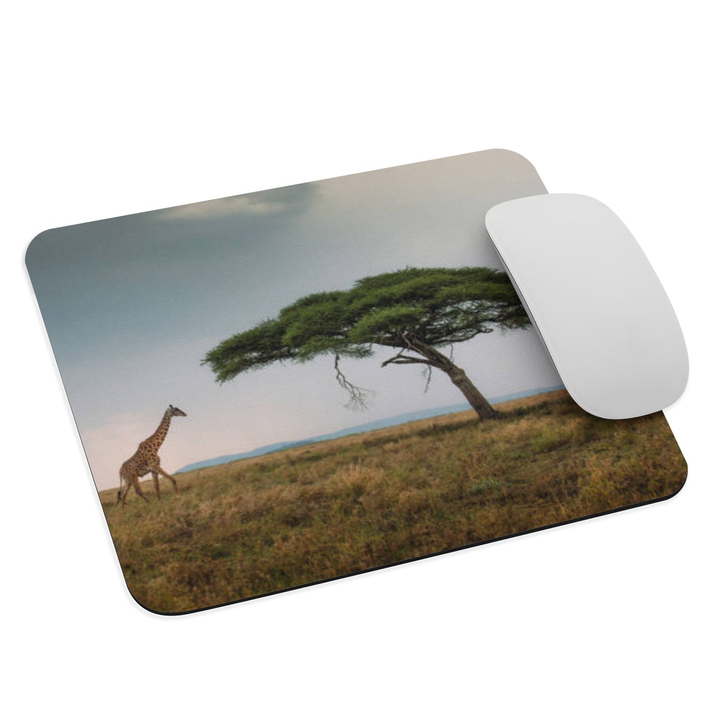 Padded Non-Slip Mousepad - Peaceful Giraffe