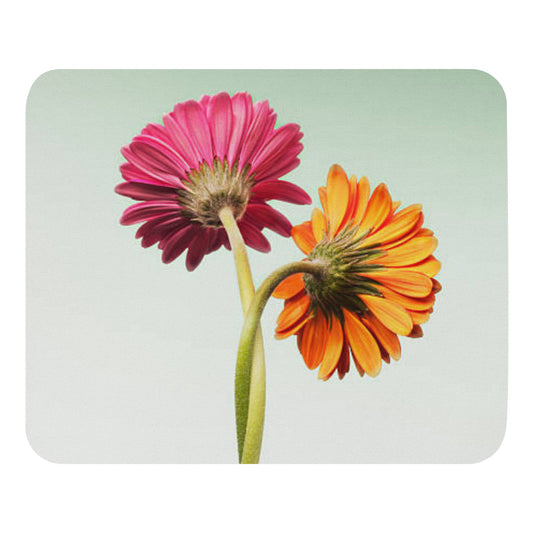 Padded Non-Slip Mousepad - Twirled Flowers