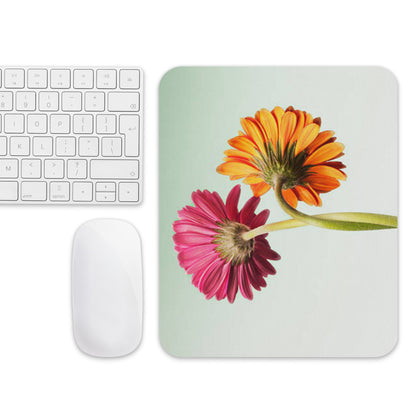 Padded Non-Slip Mousepad - Twirled Flowers