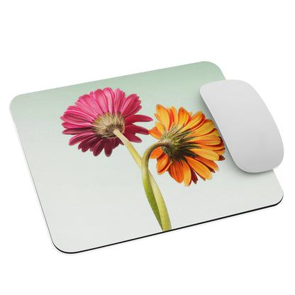 Padded Non-Slip Mousepad - Twirled Flowers