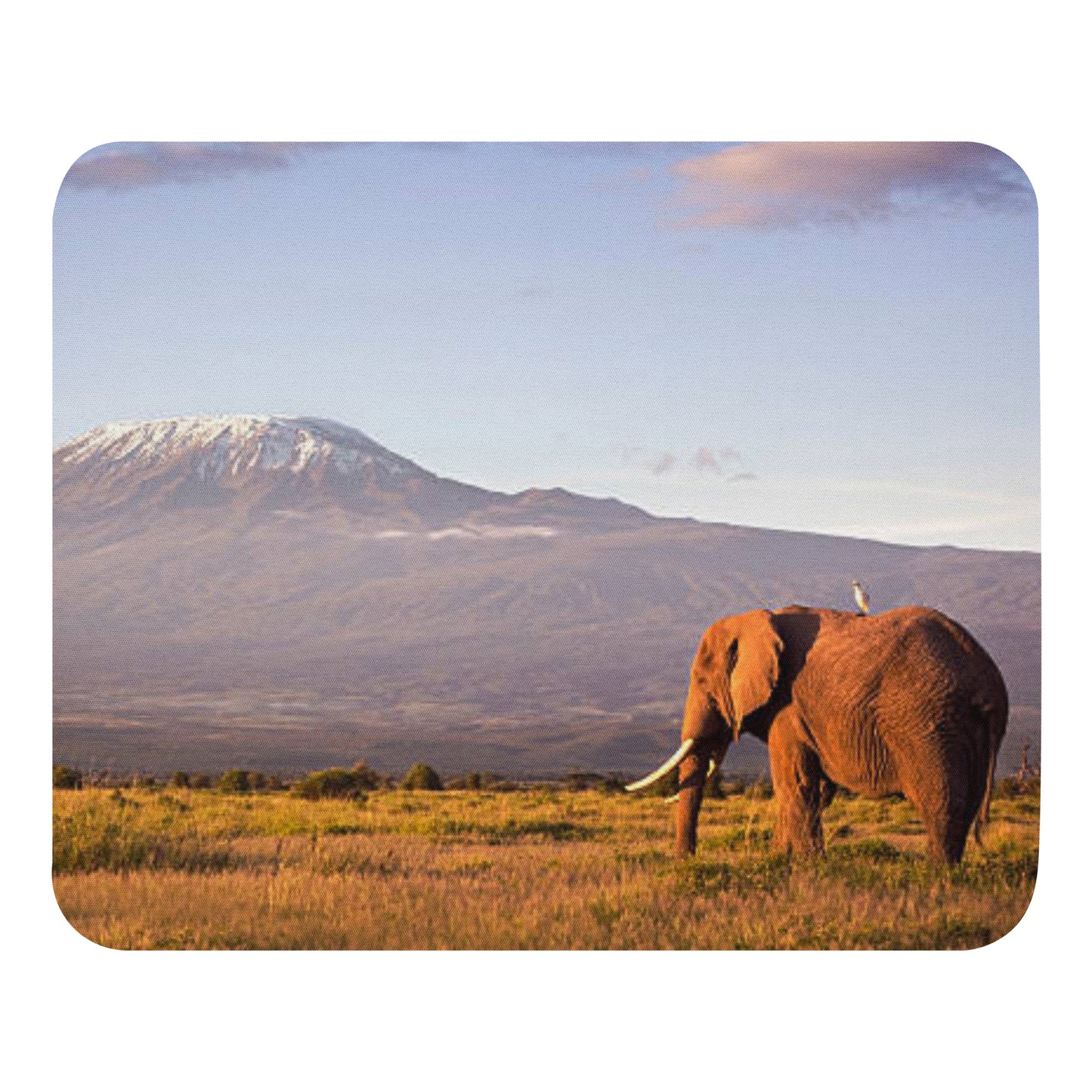 Padded Non-Slip Mousepad - Wandering Elephant