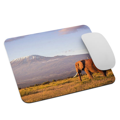 Padded Non-Slip Mousepad - Wandering Elephant