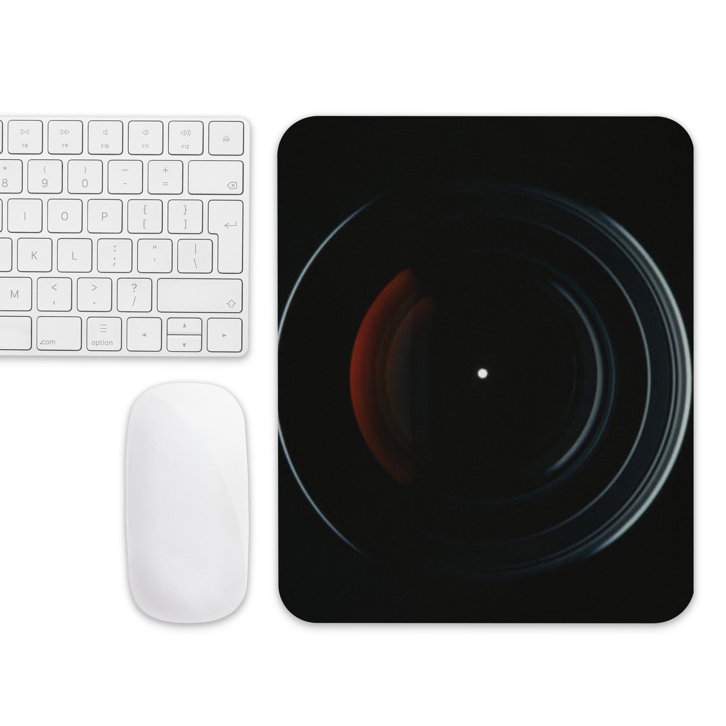 Padded Non-Slip Mousepad - Dark Lens