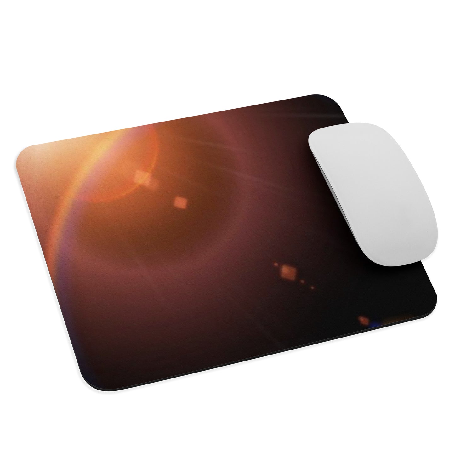 Padded Non-Slip Mousepad - Lens Flare