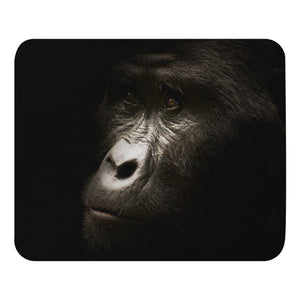 Padded Non-Slip Mousepad - Gorilla Portrait