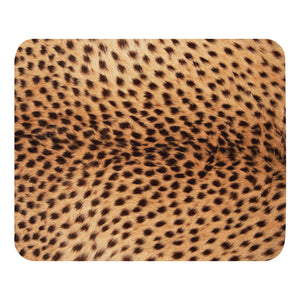 Padded Non-Slip Mousepad - Cheetah Pattern