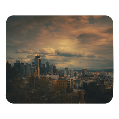 Padded Non-Slip Mousepad - Seattle's Emerald Haze