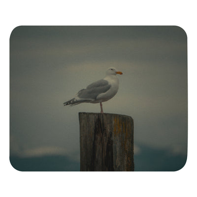 Padded Non-Slip Mousepad - Gull Pier Perch