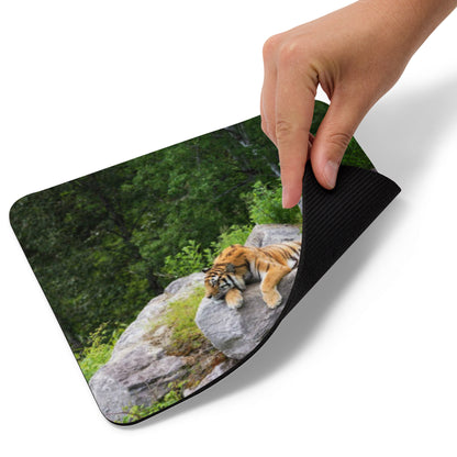 Padded Non-Slip Mousepad - Sleepy Tiger