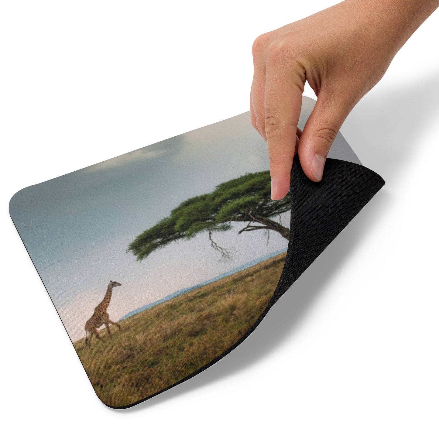 Padded Non-Slip Mousepad - Peaceful Giraffe