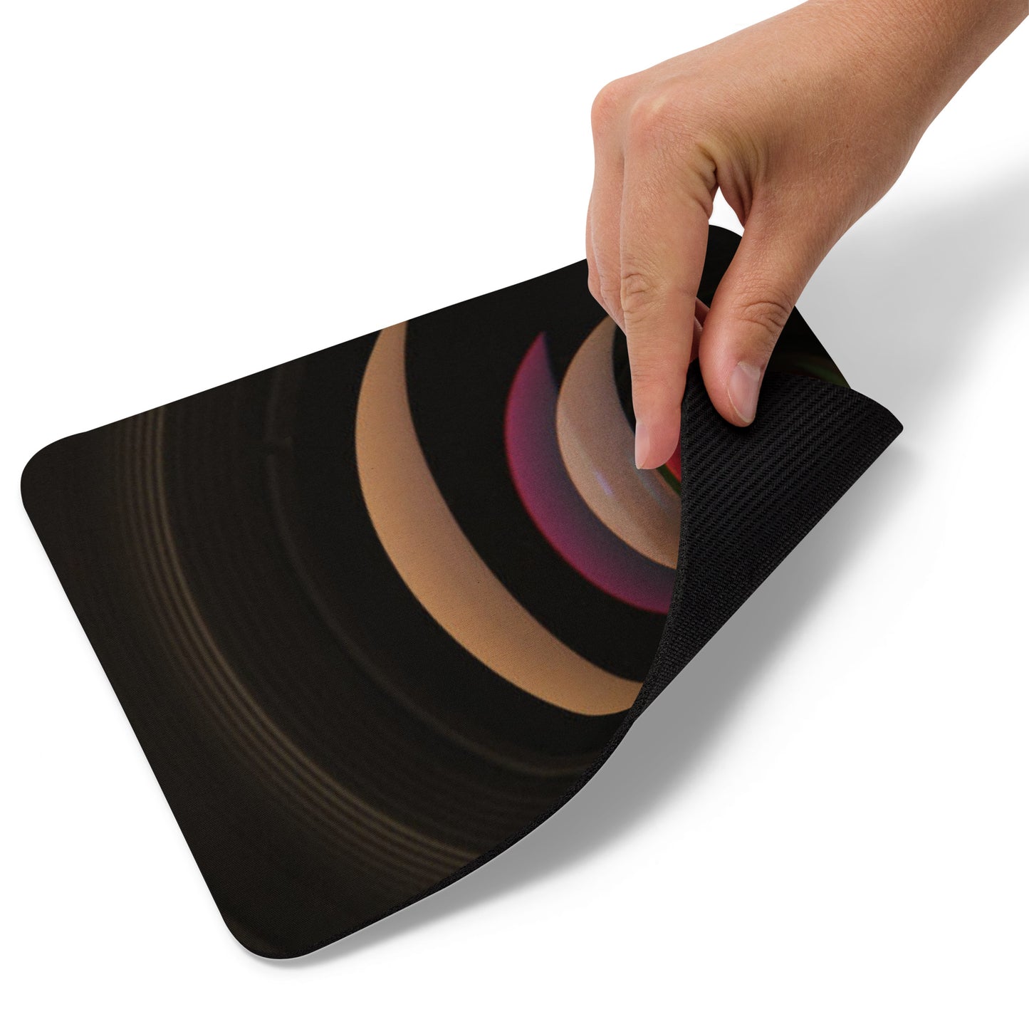 Padded Non-Slip Mousepad - Caramel Lens