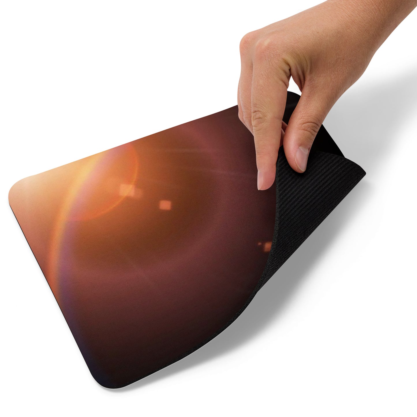 Padded Non-Slip Mousepad - Lens Flare