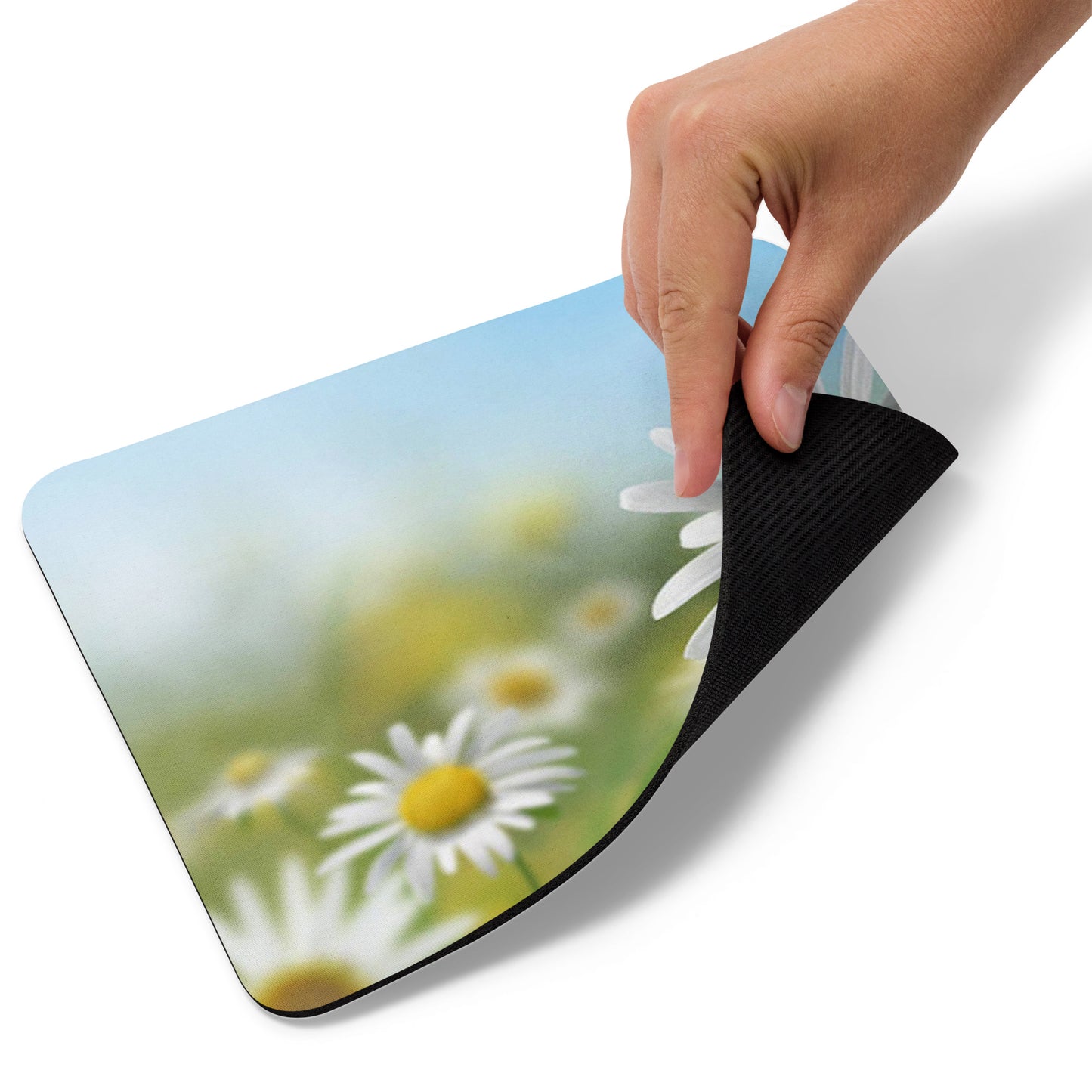 Padded Non-Slip Mousepad - Daisy Flower