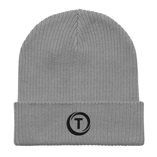 Organic Cotton Beanie - Grey - TLWC Logo