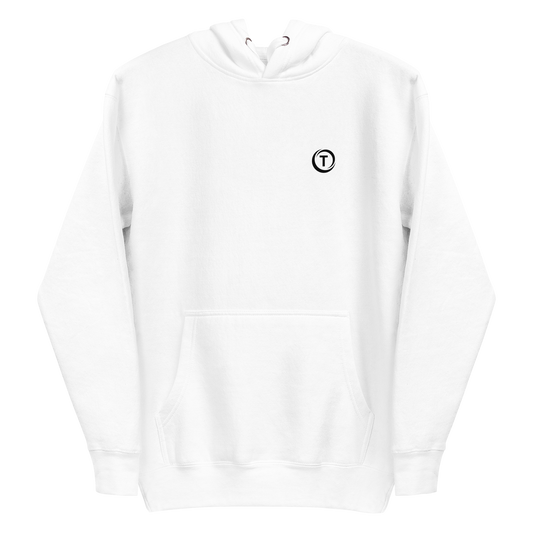 Soft Cotton and Polyester Hoodie - White - TLWC Logo