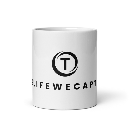Glossy White Ceramic Coffee Mug - TLWC Brand