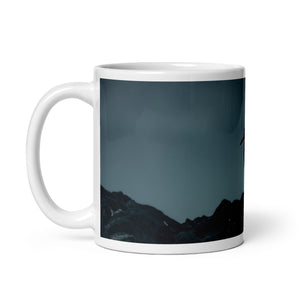 Glossy White Ceramic Coffee Mug - Ember Perch